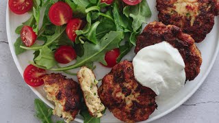 Chicken and Zucchini Fritters | Quick and Easy Recipe