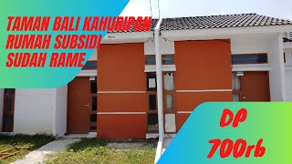 DP 700rb Taman Bali Kahuripan Cikarang, Rumah Subsidi Pemerintah