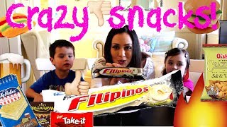 Filipino snack challenge