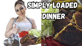 how to make simply loaded dinner recipe |homemade