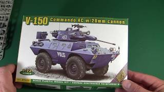 V-150 Commando car 1/72 ACE scale model