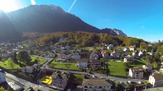 Le Bouveret (VS) from above - Switzerland