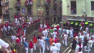 La Curva 11 de julio de 2014 Encierro de Sanfermin