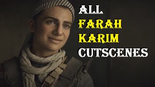 Call Of Duty Modern Warfare ALL Farah Karim Character Cutscenes Story Mode (Claudia Doumit)