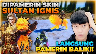 DIPAMERIN SKIN SAMA PLAYER INI , LANGSUNG PAMERIN BALIK LEBIH SULTAN!! KENA MENTAL DIA - PUBG MOBILE