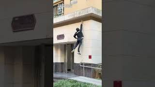 Woman: He Almost Crawled Into My House #funny #extreme #exciting #parkour