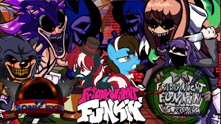 Double Shadow Plays Friday Night Funkin'- VS Sonic.EXE + Monika.EXE