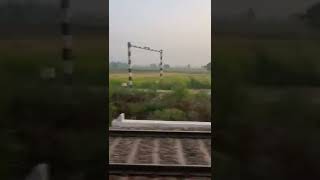 Lucknow to delhi train time-lapse | Indian railway train timelapse