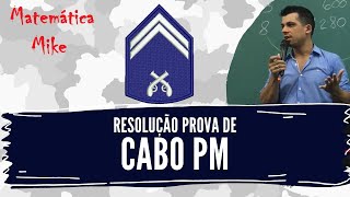 Cabo 2020 - Resolução da Prova de Raciocínio Lógico - Polícia Militar SP - Matemática Mike