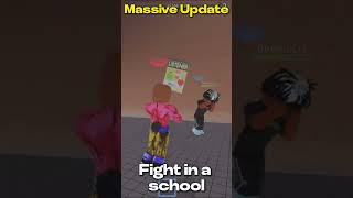 Fight in a school New Massive Update! #roblox #anime #dbo