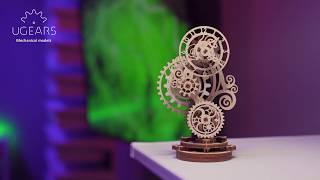 Ugears Steampunk Clock Mechanical Wooden Puzzle