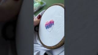 DIY Beaded Heart #diy #beads #artandcraft #shortfeed #aestheticvideo #shorts