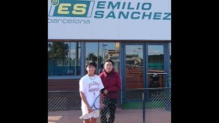 Stories. From Japan to the Emilio Sanchez Academy, Barcelona.Yasuyuki (Dad) & Kaito (Son).