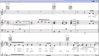 Doin' What She Likes by Blake Shelton - Piano Sheet Music:Teaser