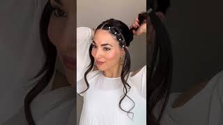 Easy Summer Hairstyle 🤍 #easyhairstyles #hairinspo #hairideas #hairtok2023 #hairstyles #rubberband