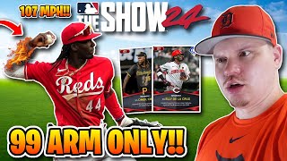 99 ARM ONLY SQUAD THROWS GAS!! - MLB The Show 24 - Diamond Dynasty