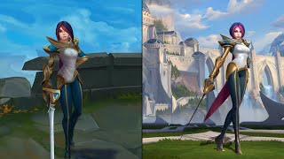 Fiora League of Legends VS Wild Rift Comparison