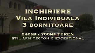 Video Inchiriere Vila Individuala in Cartier Rezidential Exclusivist, Domnesti