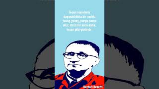 Bertolt Brecht - Beş Paralık Roman  #felsefe #seslikitapsiir #edebiyat #viralvideo #yazarlar #şair