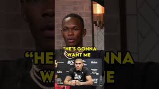 Israel Adesanya Roasts Alex Pereira 😳‼️#israeladesanya #shorts