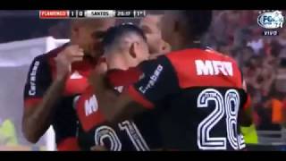 GOL DE ÉVERTON - Flamengo 2 x 0 Santos - Copa do Brasil!!