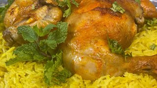 Very delicious Rice with chicken |Arabic dish |