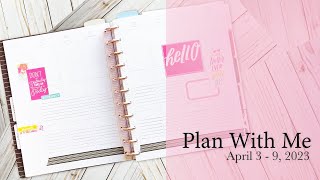 Plan With Me | Big Happy Planner | April 3 - 9, 2023