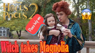 Hocus Pocus 2 Witch Winifred takes Reborn Magnoila Skit