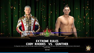 Full Match- Cody Rhodes vs Gunther | Undisputed Champion vs World Heavyweight champion | CrownJewel