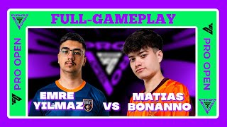 EMRE YILMAS VS MATIAS BONANNO  | FC PRO OPEN GLOBAL QUALIFIERS | FULL MATCH |