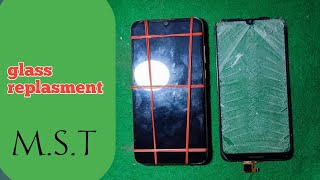 Y6 prime 2019 lcd glass replasment ||easy step