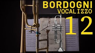 Bordogni - Vocalizzo n.12 per Tromba o Trombone (for Trumpet or Posaune)