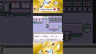 I chose Pikachu ❤️ #ntg #niloxthegamer #pokemon #pokemonyellow #nilox #niloxpokemon #ntgpokemon