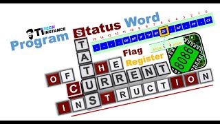 Program status word | 8086 Flag register | with examples