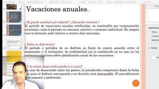 FOL ¿ Qué derechos tengo respecto a las vacaciones anuales ?  FORMACIÓN Y ORIENTACIÓN LABORAL