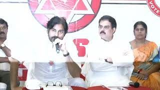 JanaSena Chief Sri #PawanKalyan Press Meet    Visakhapatnam #VarahiVijayaYatra