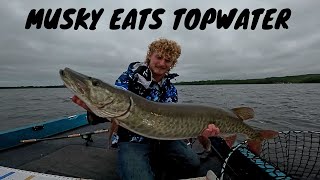 Casting Top Water for early season Muskies