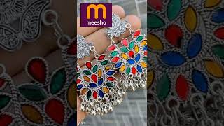 OXIDIZED JHUMKAS UNDER #Meesho #SALE!#Meesho#OxidizedJewelry#Jhumkas#AffordableFashion#SaleAlert