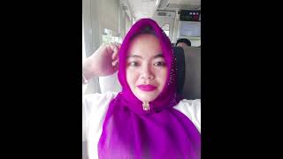 Muka Lelah tapi tetap semangat 💜💜🤍🤍  #2024 #semangat #happy #ceria #keretapiindonesia #eksekutif