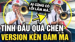 Đỉnh nóc bản hit TÌNH ĐẦU QUÁ CHÉN được thể hiện bằng KÈN TÂY khiến ai nấy CẢM LẠNH | Tin 3 Phút