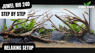 JUWEL RIO 240 PLANTED AQUARIUM SETUP | RELAXING STEP BY STEP VIDEO