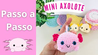 Mini Axolote - Passo a passo fácil chaveiro