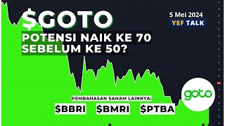 Analisa & Prediksi saham GOTO YEFTalk edisi 5 Mei 2024