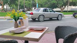 Caught a clean grand marquis  on 24s skating down Ocean Drive.