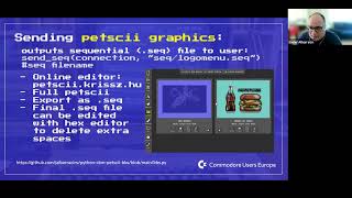 Python cbm bbs petscii * Javier Albarracín Valdivia * Commodore Users Europe - 12th of March 2022