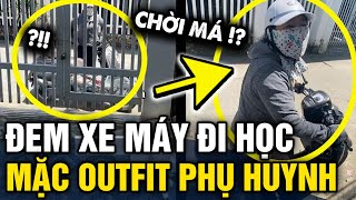 Đi học BẰNG XE MÁY sợ cảnh sát hỏi thăm, nữ sinh bắt bạn MẶC ĐỒ PHỤ HUYNH cho uy tín | Tin 3 Phút