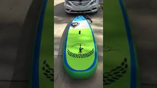 Paddleboard pump demo