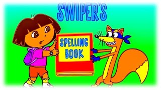 Learning English Words & Letters with Dora the explorer in Game Spelling Book