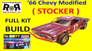 '66 Chevy Modified Stocker 1:25 Scale AMT 1183 -Full Build & Review