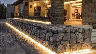 "DIY Stone Wall: Transform Your Home with Natural Elegance!"